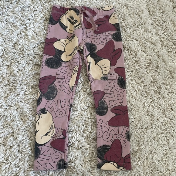 Zara Minnie Mouse Disney Leggings - Picture 2 of 4